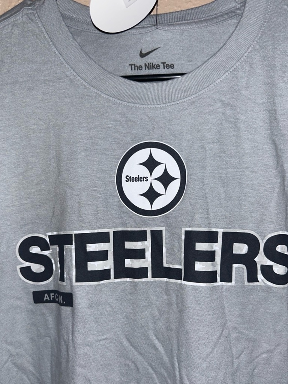 Nike Dri-Fit Grey Pittsburgh Steelers “Salute to Service” LS Tee NWT MENS SMALL